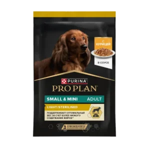 PRO PLAN OPTISAVOUR  для взрослых собак склонных к набору веса с курицей