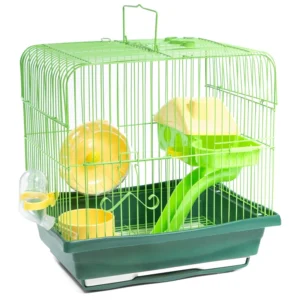 Triol Клетка YD118 для мелких животных, эмаль, темно-зеленая, 300*230*310мм