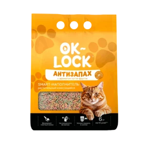 Ok-Lock Антизапах наполнитель "ТУТТИ-ФРУТТИ" растительный